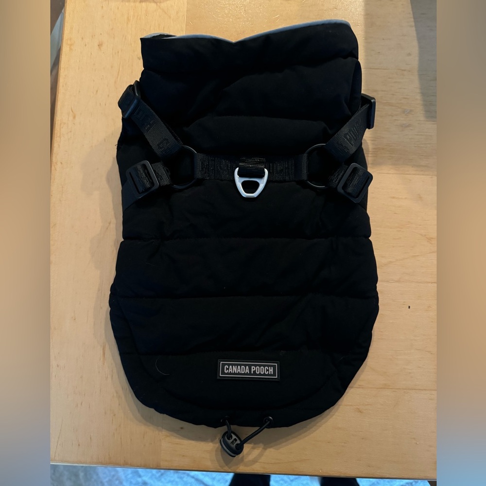Dog Harness Puffer Jacket - Canada Pooch
